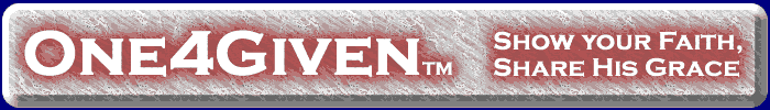 Welcome to ONE4GIVEN.com!